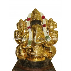 Ganesha Gold Kavasam 21"x24" Inch